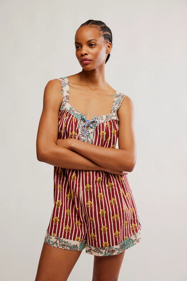 Port Au Prince One-Piece In Earth Combo