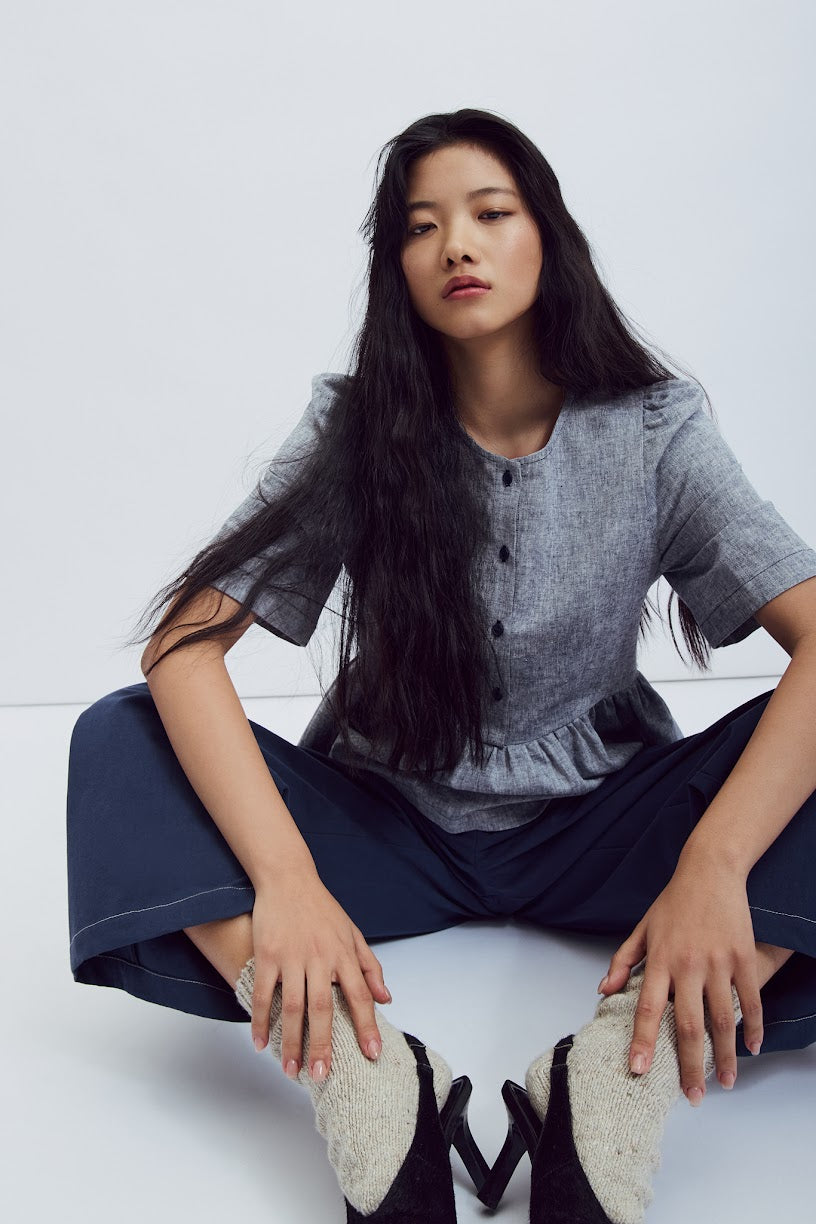 Soma Top In Heather Grey