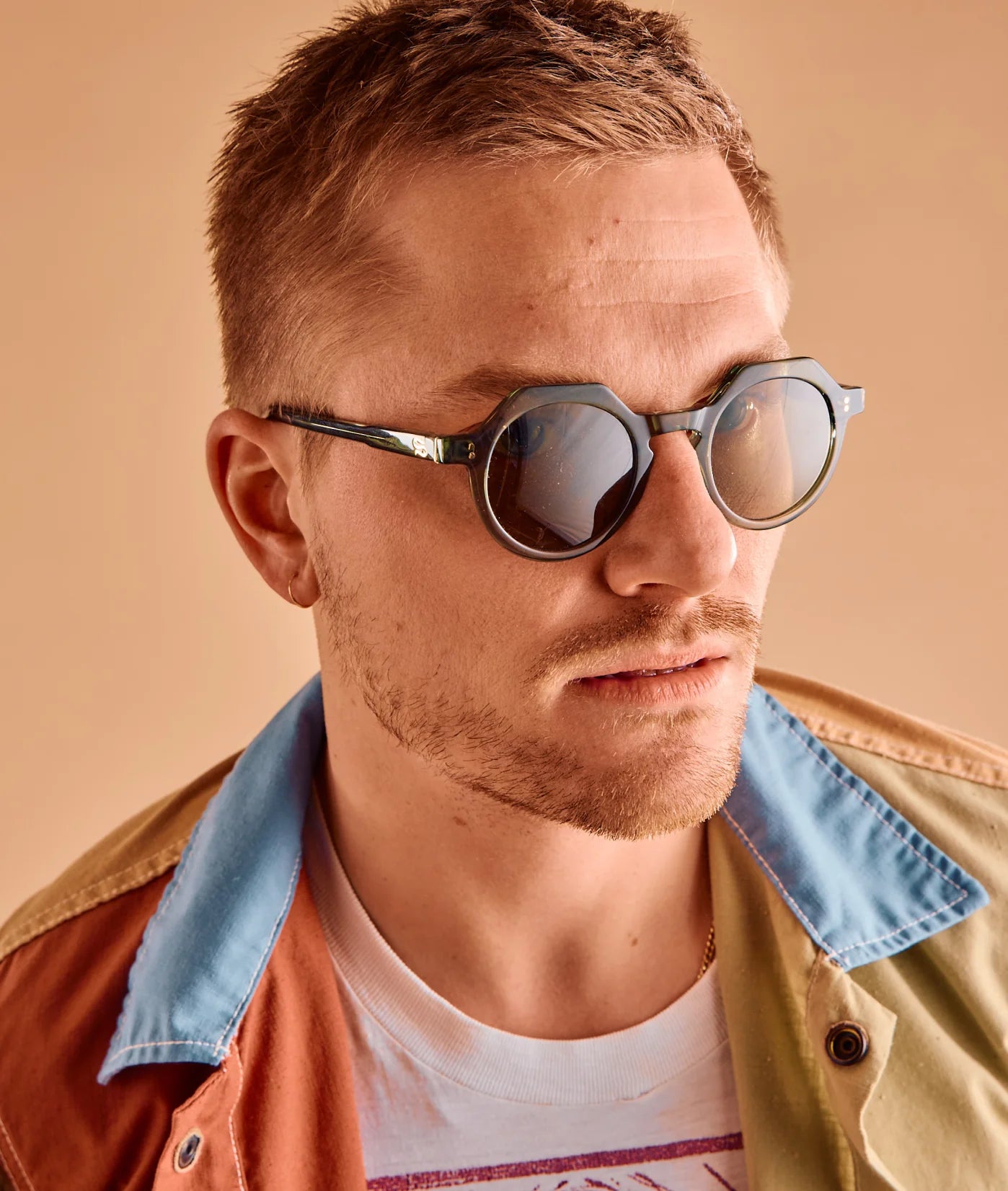 The Georgie Sunglasses In Verde Palma