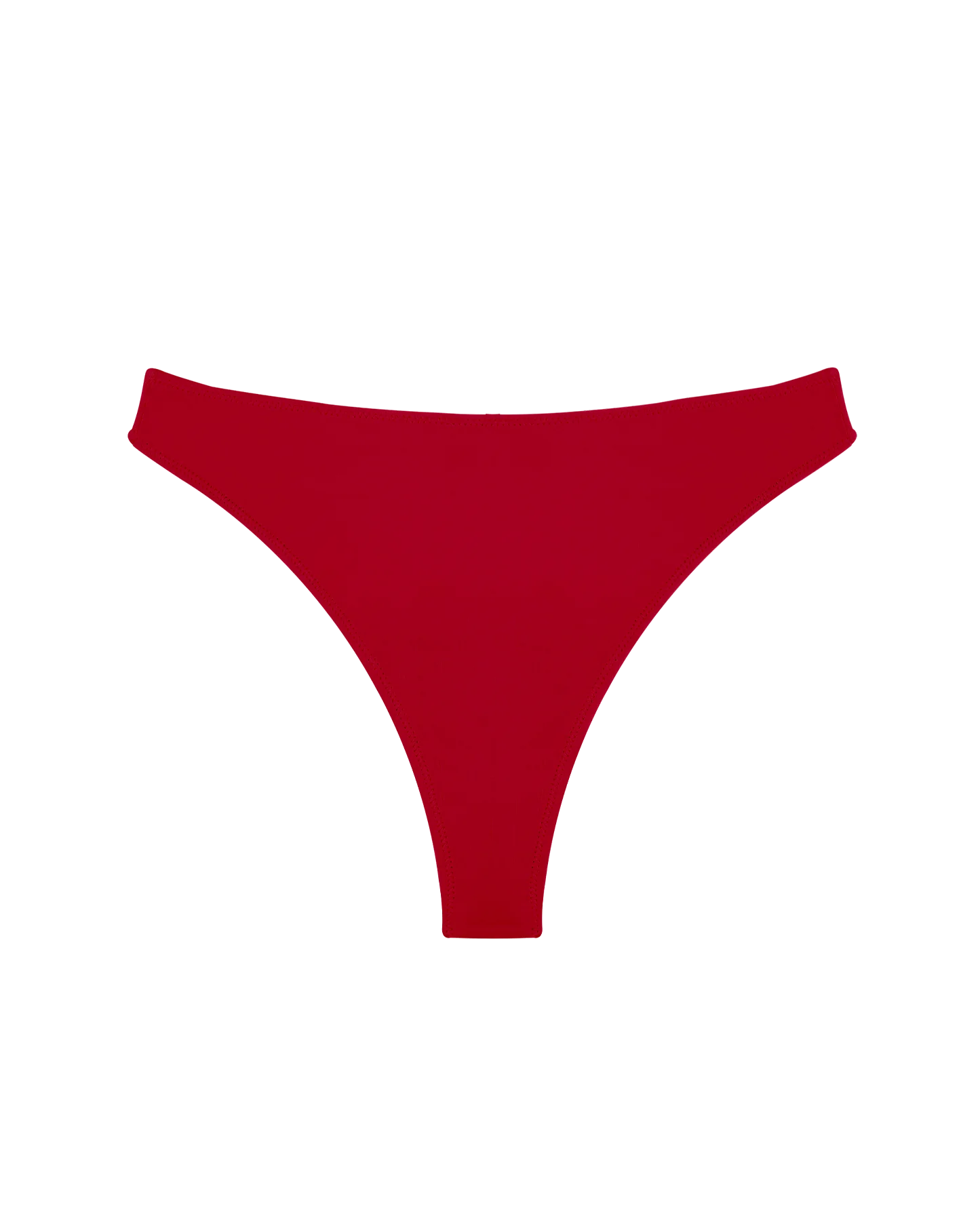 Mineral Undies High Rise Thong In Red