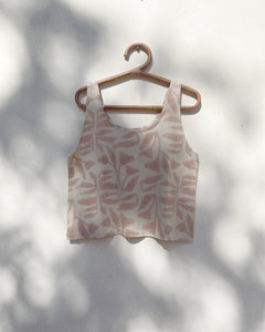 Block Print Tank In Blossom