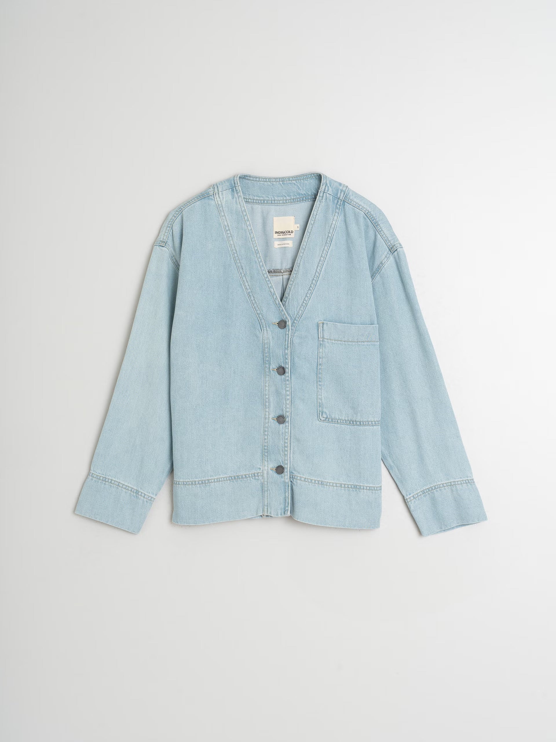 Light Wash Denim Overshirt