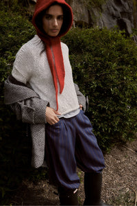 Ari Wool Peacoat In Black