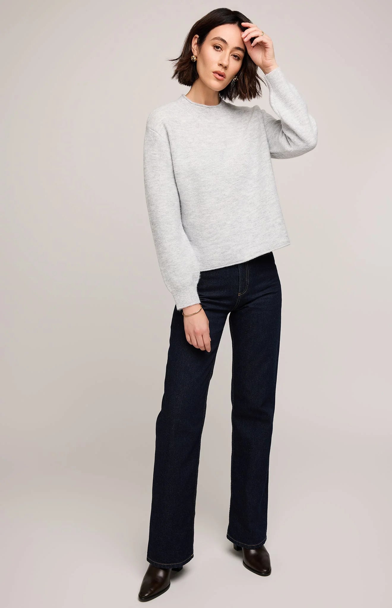 Wanda Pullover In Heather Ash