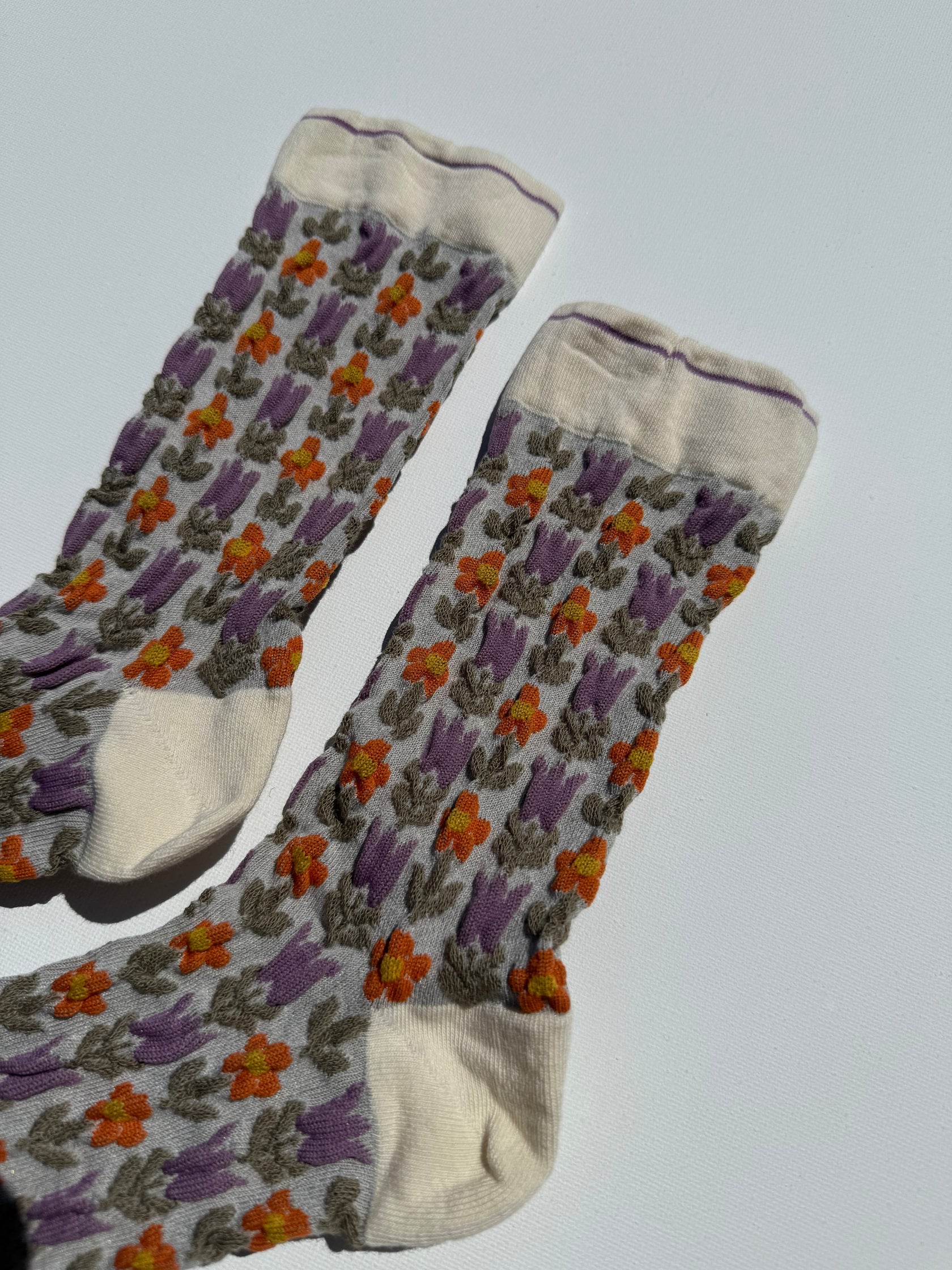 Tulip Garden Socks