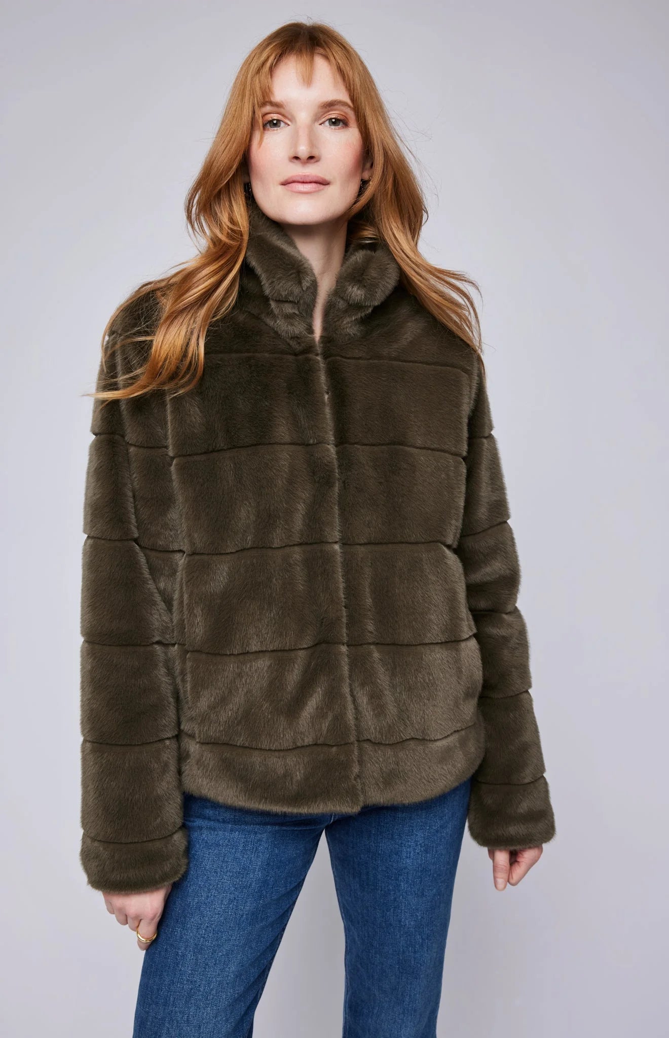 Ellington Coat In Olive