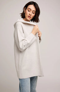 Ilana Cardigan In Heather Birch
