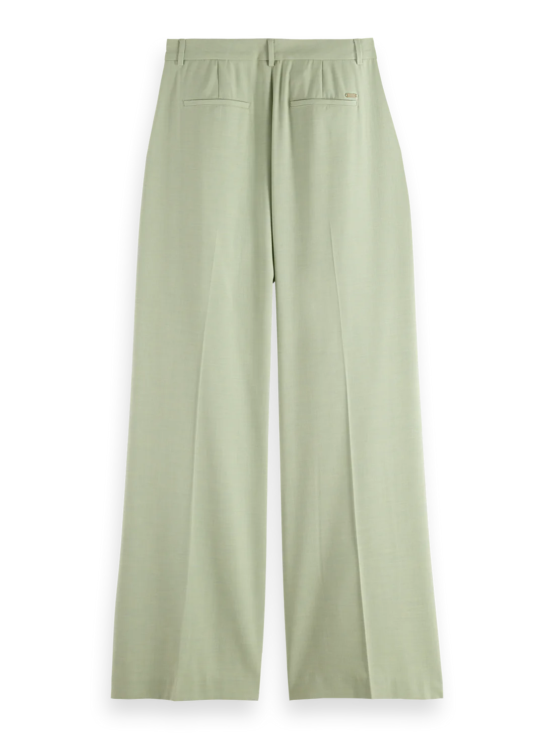 Rose High Rise Wide Leg Trousers In Pistachio