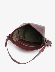 Casset Soft Structure Tote In Midnight Plum