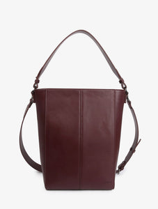 Casset Soft Structure Tote In Midnight Plum