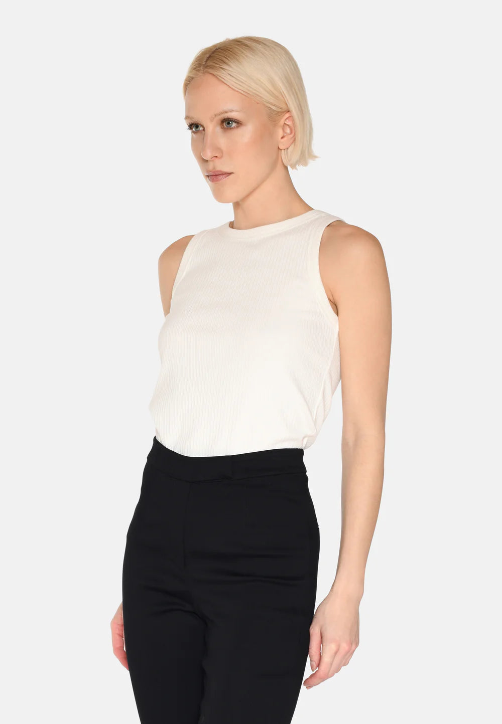 Lila Tank In Coco Milk