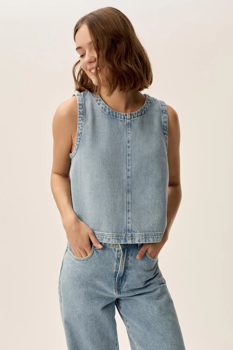 Louzou Denim Top
