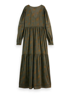 Modal Maxi Dress In Mystic Sky Olive