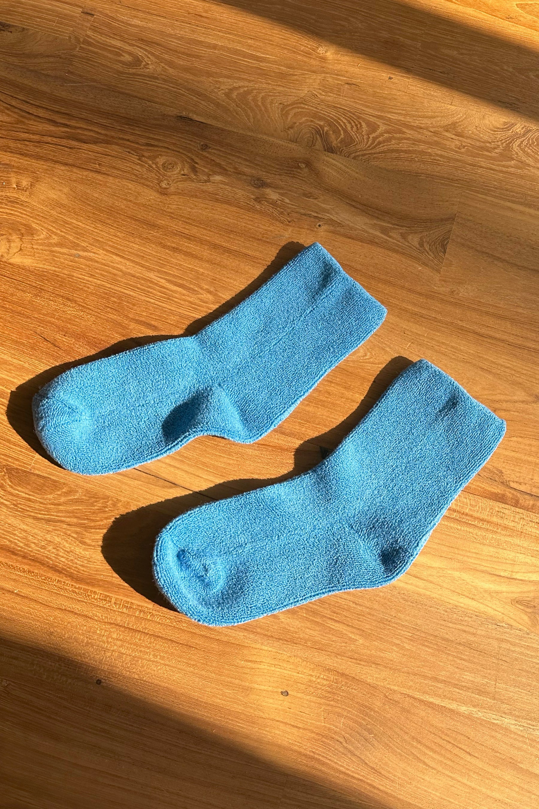 Cloud Socks In Cerulian Blue