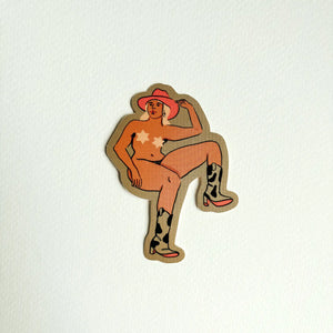 Cowgirl Stickers