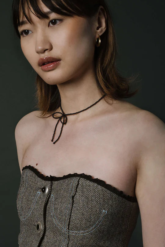 Margot Necklace In Onyx