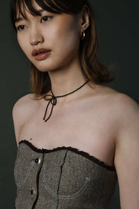 Margot Necklace In Onyx