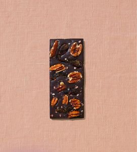 Spring & Mulberry Pecan Date Chocolate Bar