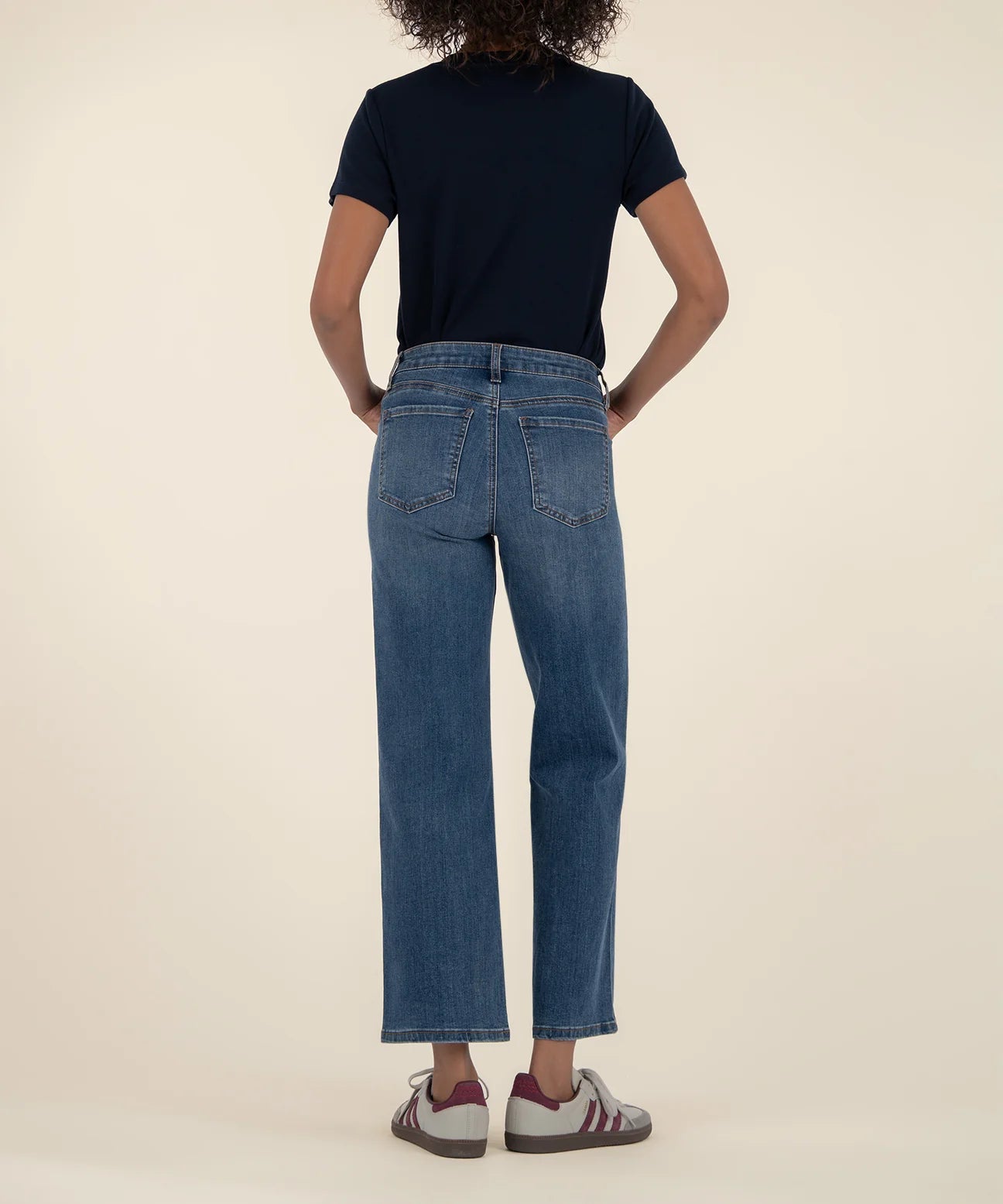 Charlotte High Rise Wide Leg In Historical Wash