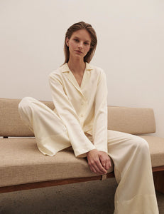 Vegan Silk Wide Leg Sleep Pant