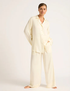 Vegan Silk Wide Leg Sleep Pant