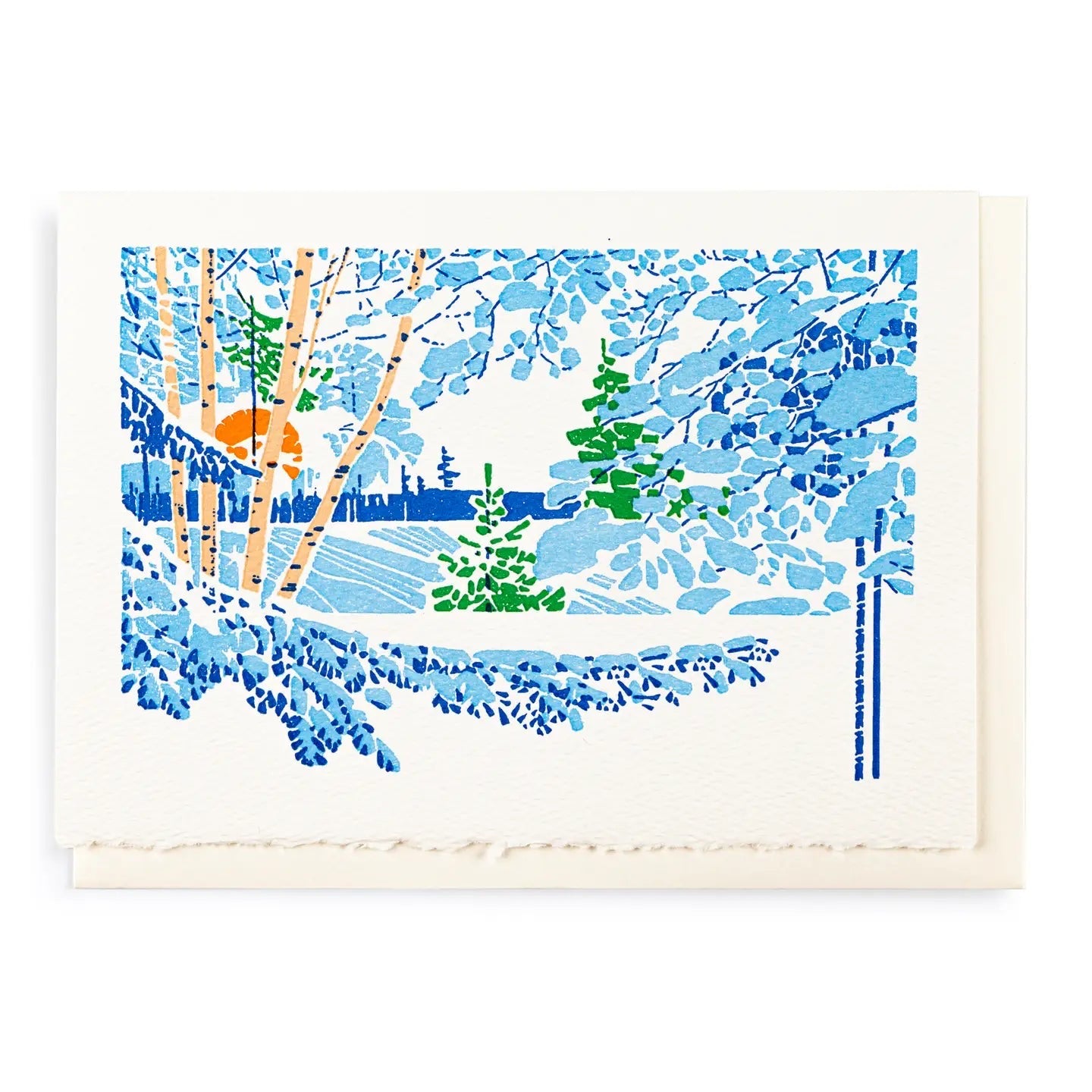 Winter Snow Holiday Card