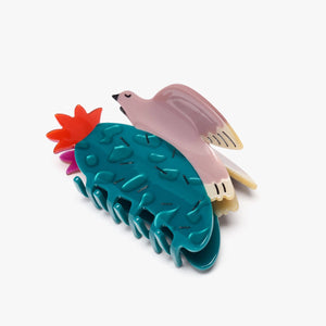 Saguaro Cactus Dove Hair Claw