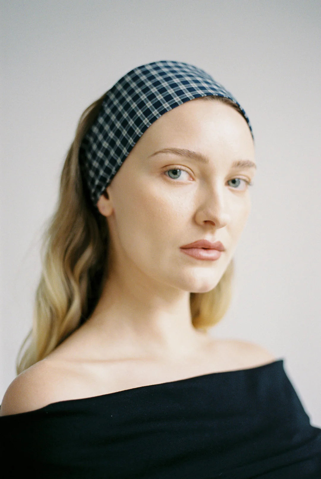 Riviera Headband In Carter Plaid