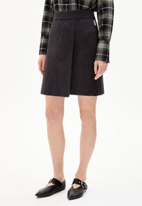 Darlaa Knit Skirt In Steel Melange