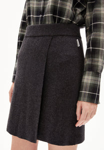 Darlaa Knit Skirt In Steel Melange