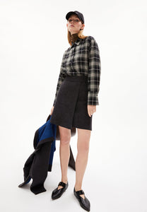 Darlaa Knit Skirt In Steel Melange