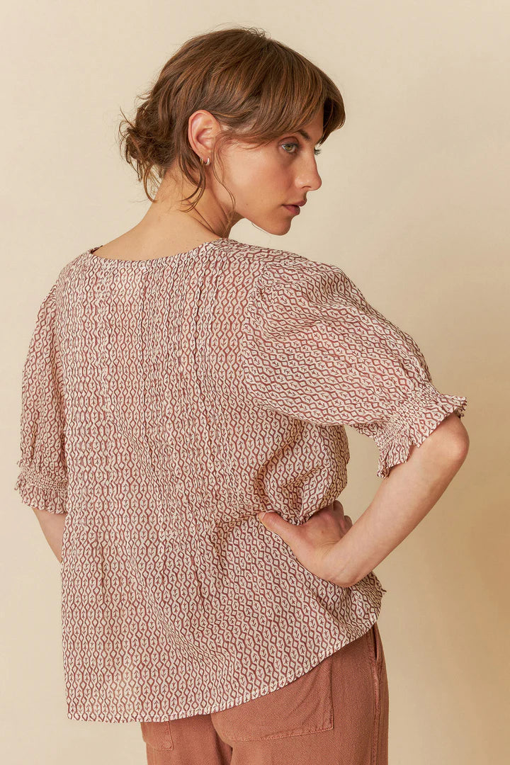 Tulip Pattern Blouse