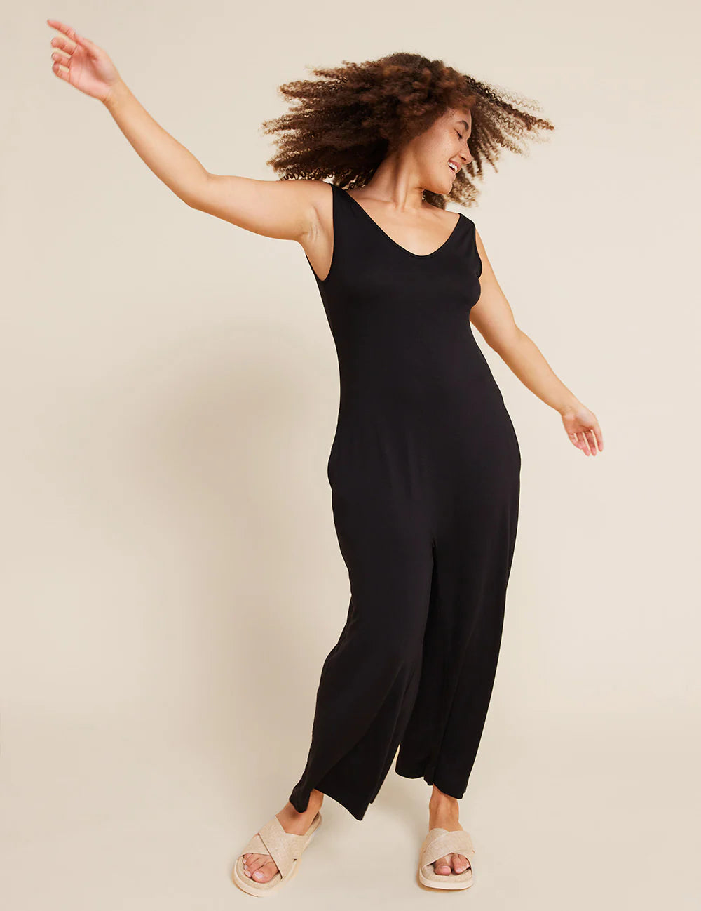 Long Jumpsuit In Black