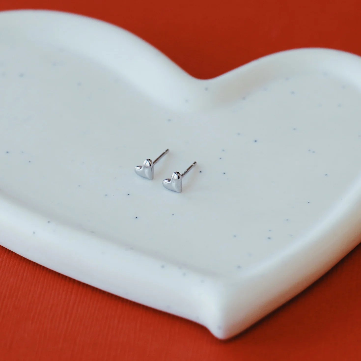 Tinyo Heart Studs