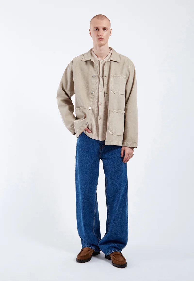 Devon Worker Jacket In Greige