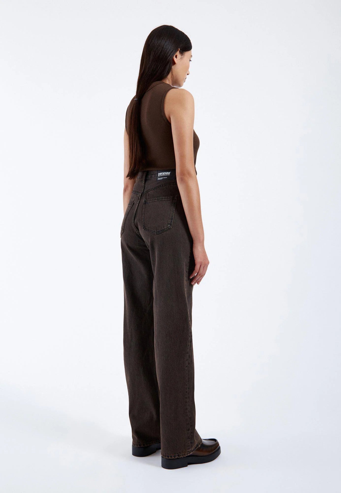 Echo Denim In Tar Jet Brown
