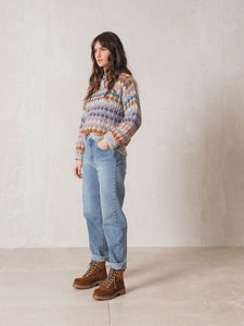Knitted Multicolour Pullover