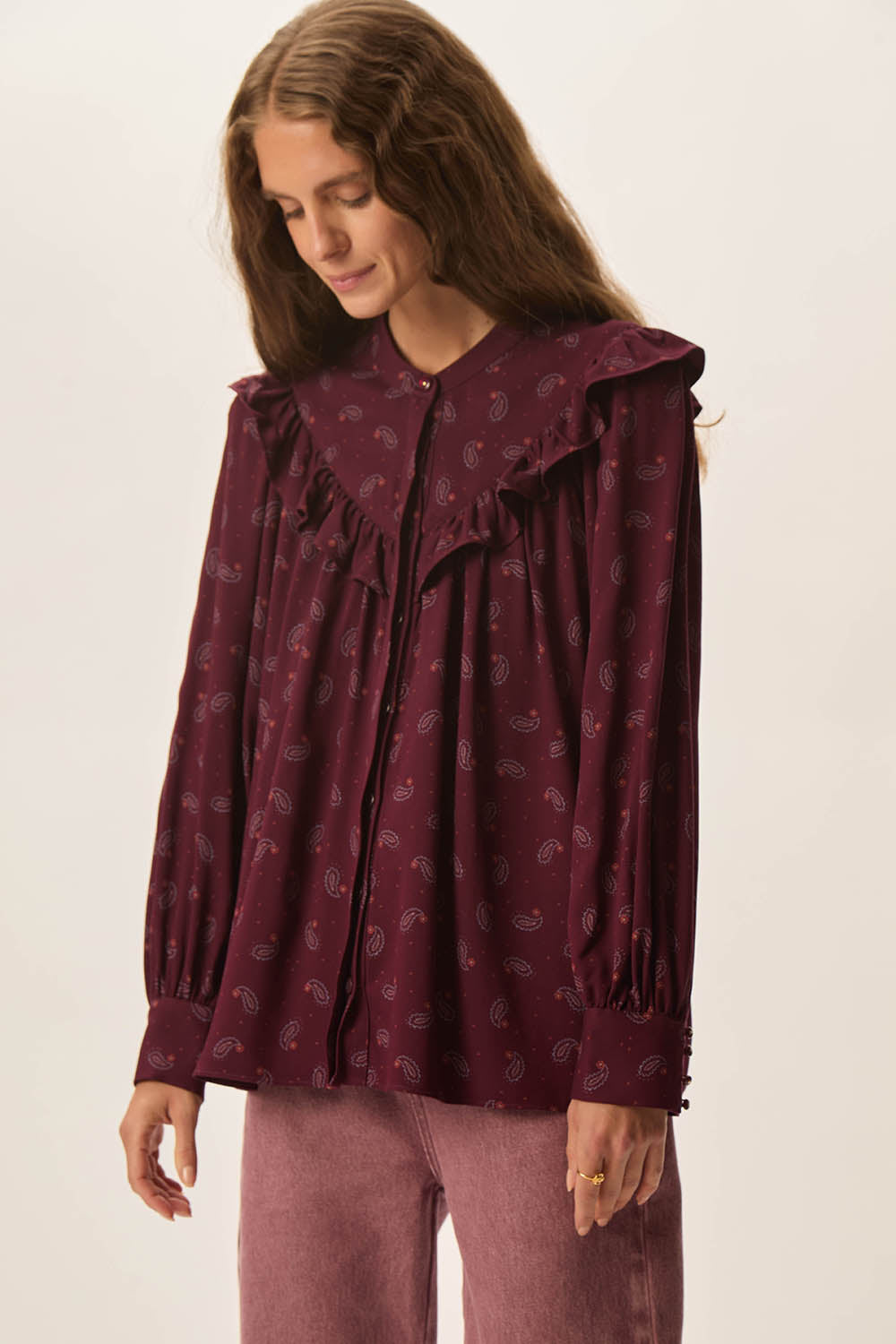 Elya Blouse In Paisley