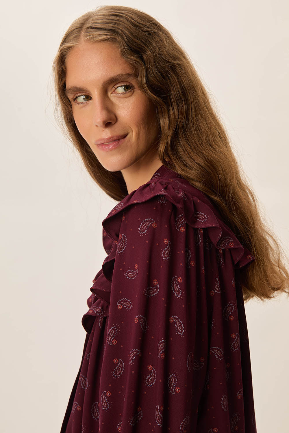 Elya Blouse In Paisley