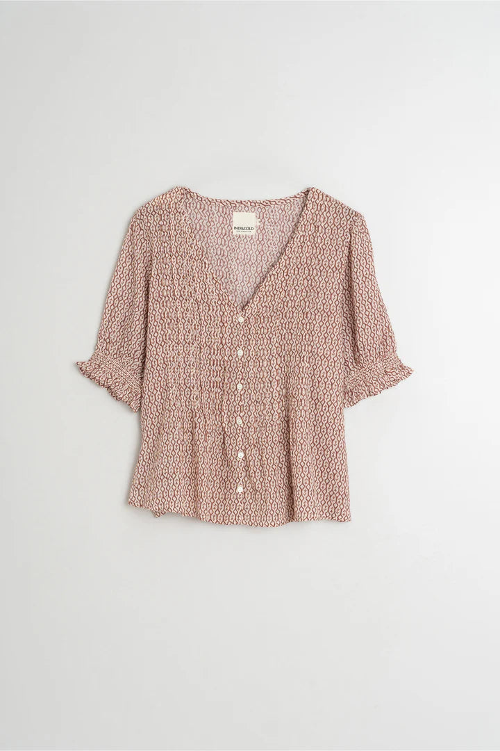 Tulip Pattern Blouse