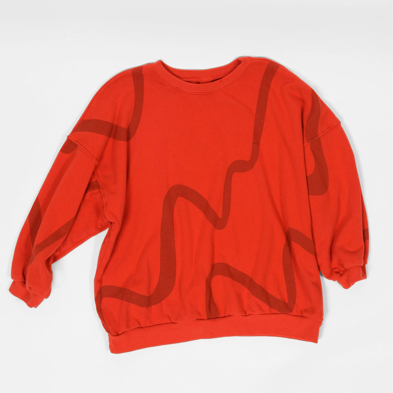 The Stevie Sweatshirt In Ziggy Tomato