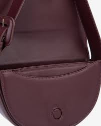 Nomi Soft Structure Bag In Deep Purple