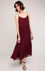 Hollis Dress In Merlot