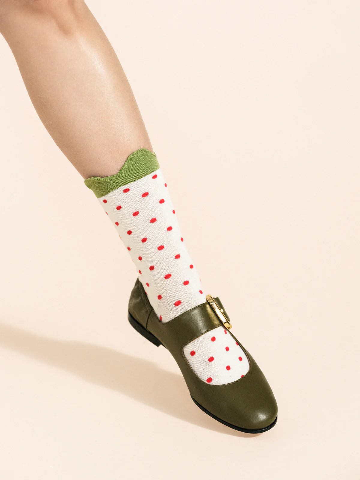 Pineberry Crew Socks