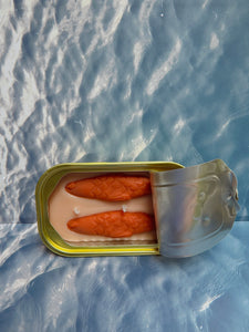 Tinned Fish Candle In Oakmoss & Amber
