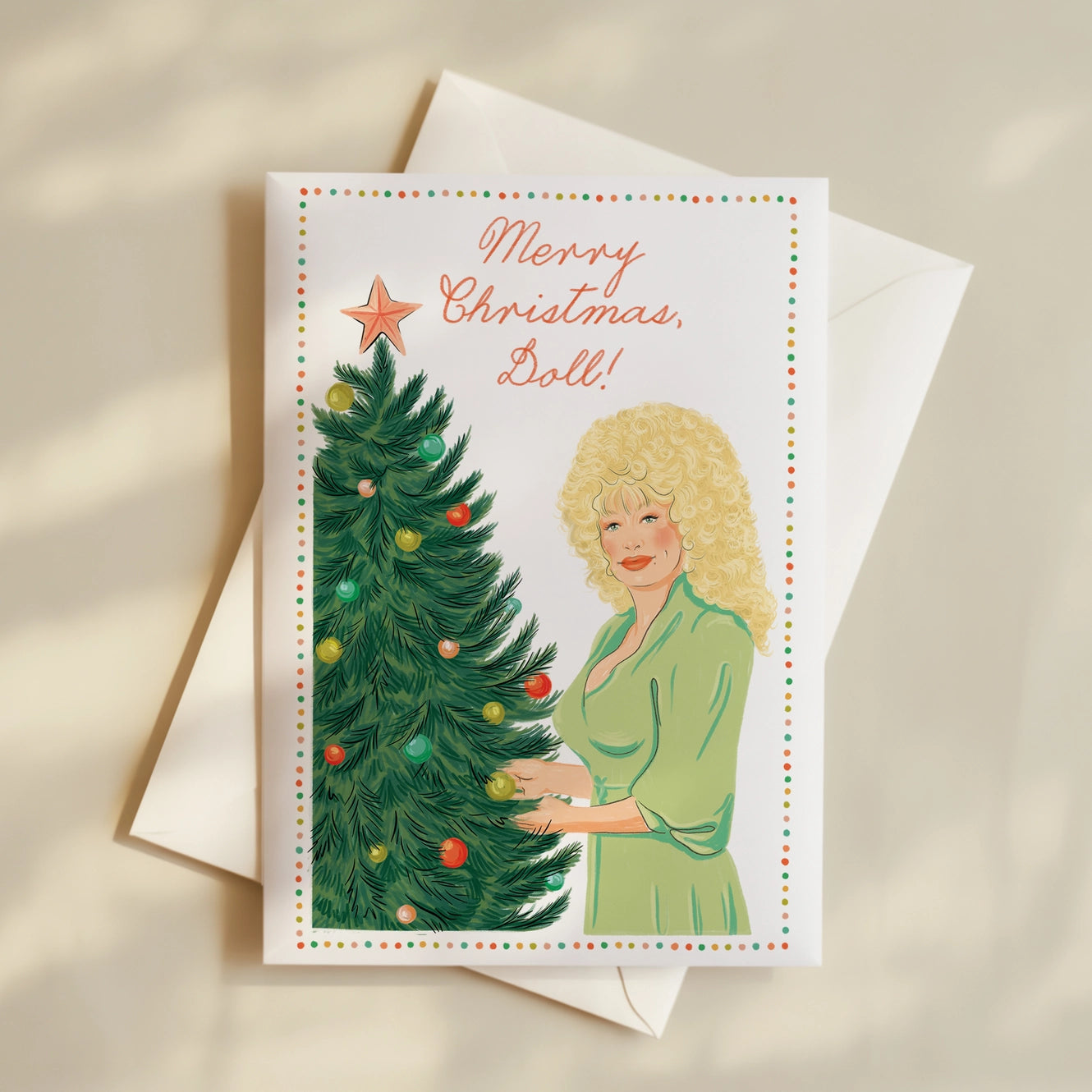 Dolly Parton Christmas Card