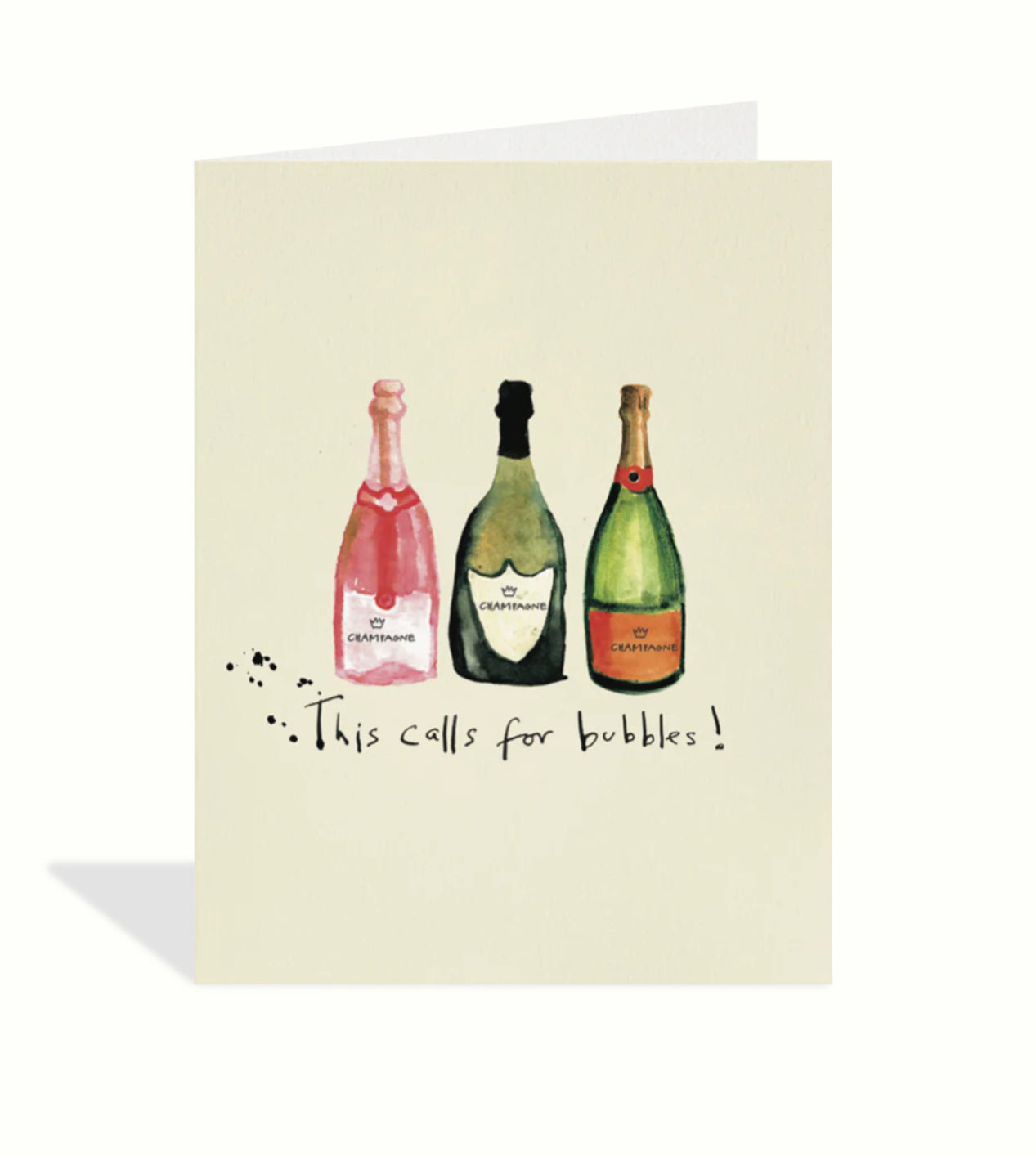 This Calls For Bubbles Card