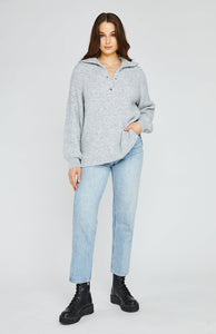 Alden Sweater In Heather Grey