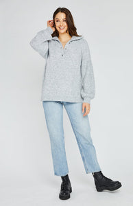 Alden Sweater In Heather Grey