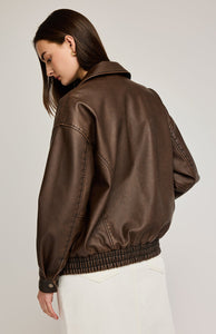 Danica Vegan Leather Bomber